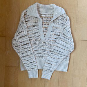 Anthropologie Boho Crochet Sweater